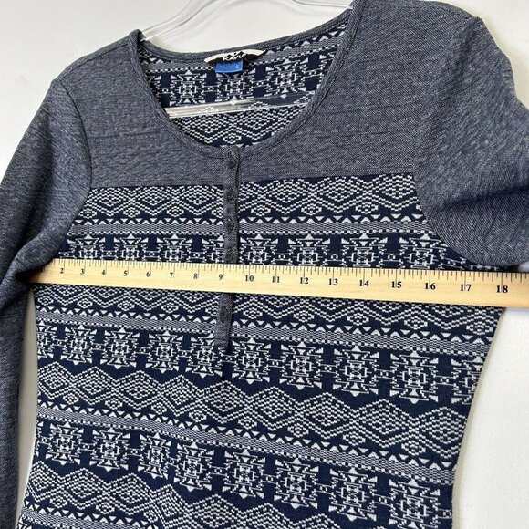 Kavu Henley Dress Womens Size Small Long Sleeve Knit - Picture 6 of 9